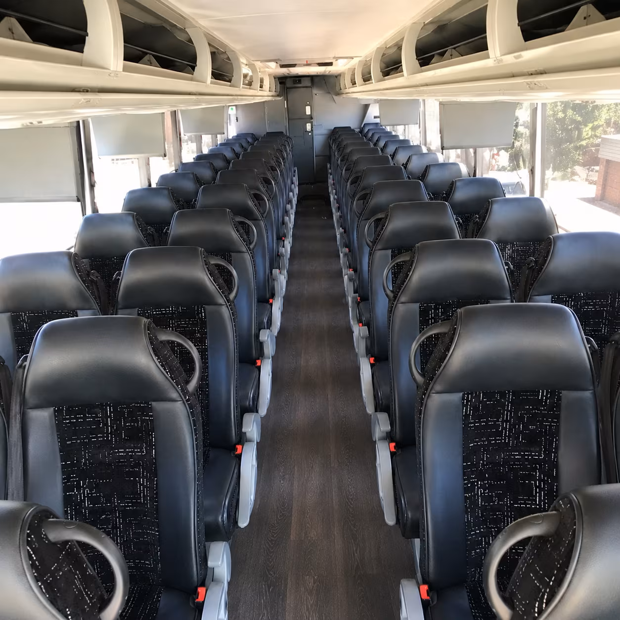 lakewood charter bus services interior
