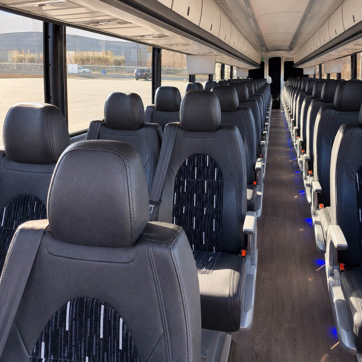 lakewood religious group transportation onboard seating